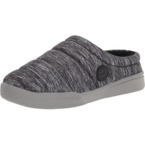 Dearfoams Men’s Andre Sport Lounge Clog(Black Combo Nylon)