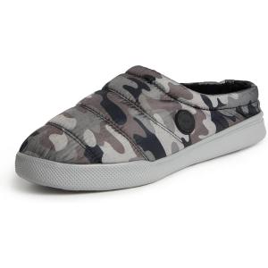 Dearfoams Men’s Andre Sport Lounge Clog(Black Nylon)