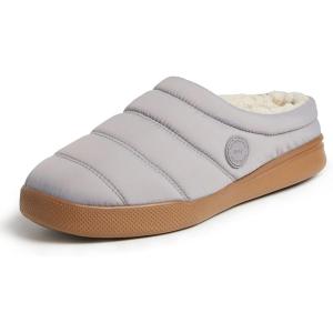 Dearfoams Men’s Andre Sport Lounge Clog(Medium Grey)