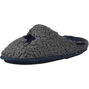 Dearfoams Unisex-Child Kids Toddlers Embroidered Animal Character Clog Slipper(Grey Moose)