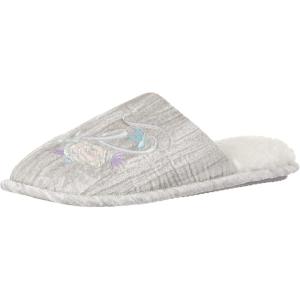 Dearfoams Women’s Giftable Novelty Bridal Wedding Closed Toe Scuff Slipper(“Bride”)