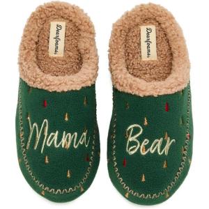 Dearfoams Women’s Mama Bear Matching Family Gifts for Mom Clog(Spruce)