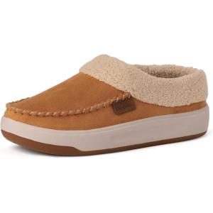 Dearfoams Women’s Maple All Day Comfort Water Resistant Clog(Whiskey)
