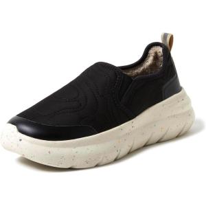 Dearfoams Women’s Slip On Lightweight Casual Energy Return Crimson Sneaker(Black)