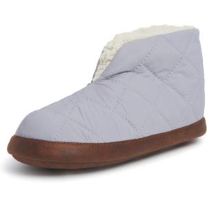 Dearfoams womens Heritage Warm Up Bootie(Sleet)