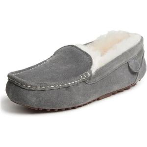 Fireside By Dearfoams Women’s Mel Shearling Moccasin(Grey)