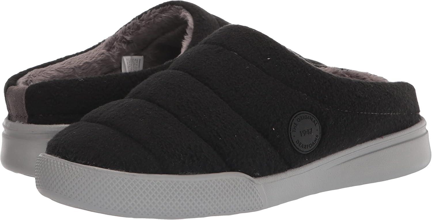 imageDearfoams Mens Andre Sport Lounge ClogBlack Solid