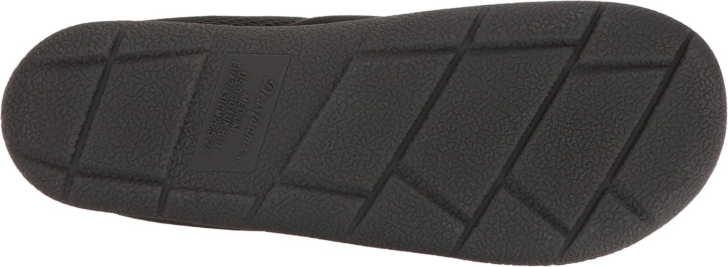 imageDearfoams Womens Microterry Clog SlipperBlack