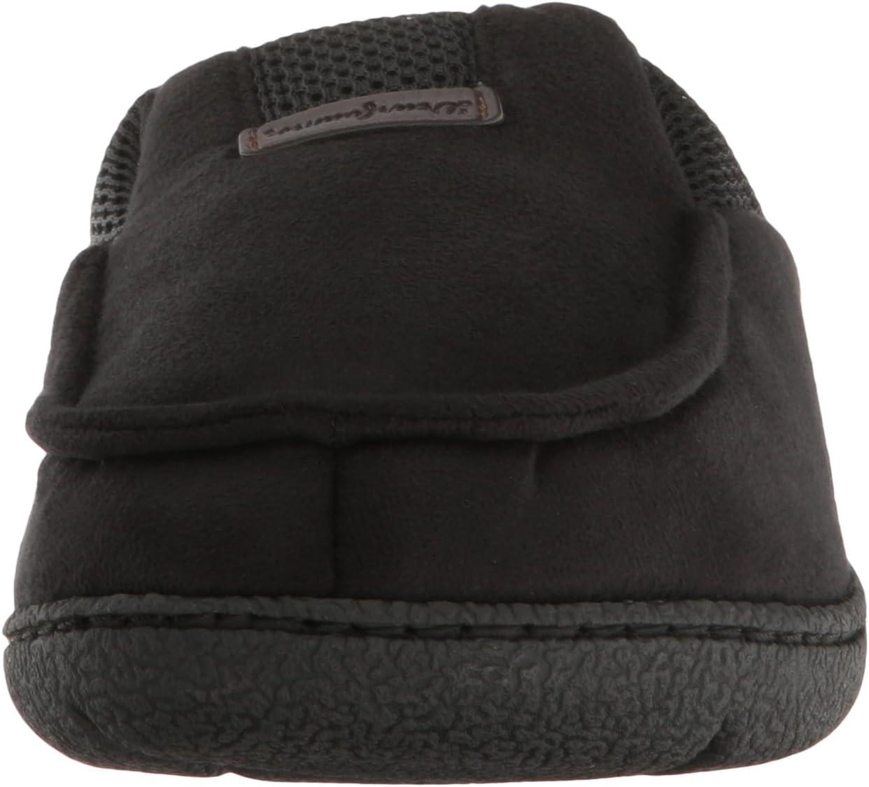 imageDearfoams Womens Microterry Clog SlipperBlack