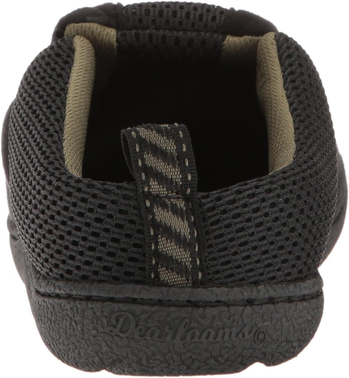 imageDearfoams Womens Microterry Clog SlipperBlack