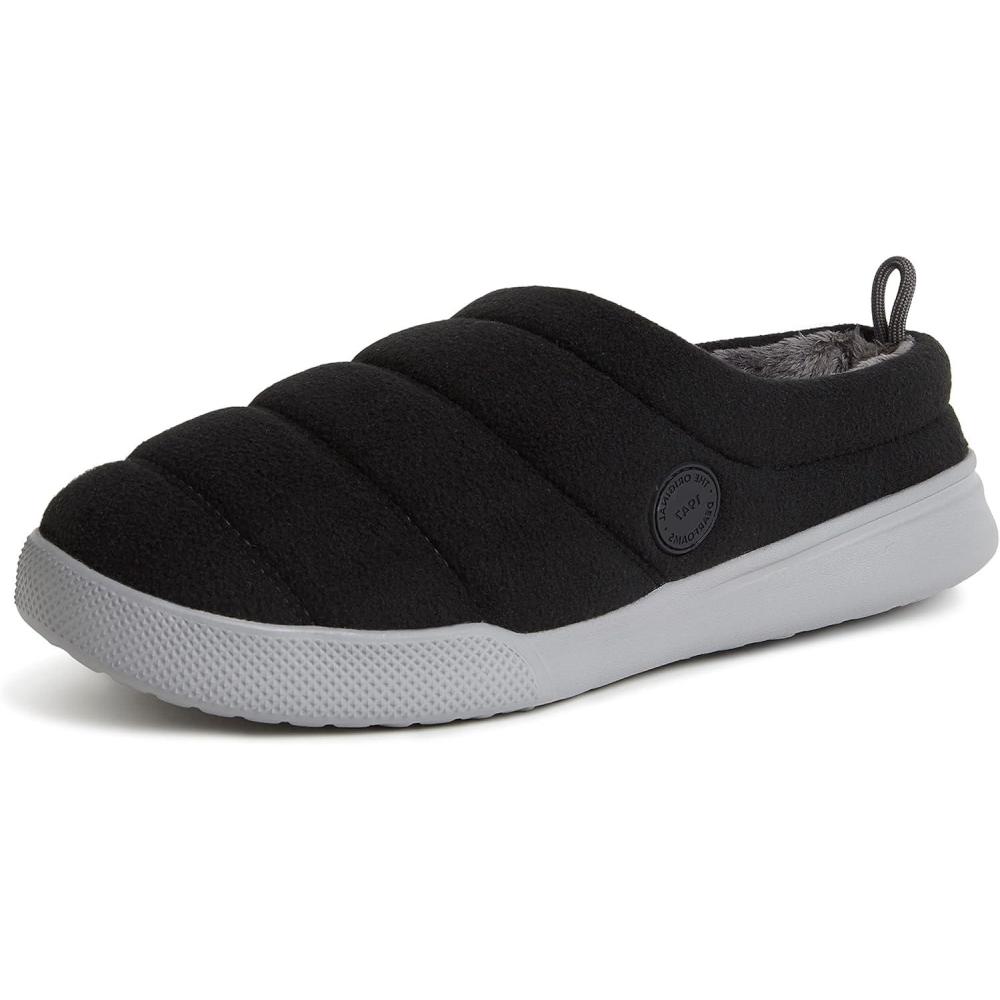imageDearfoams Mens Andre Sport Lounge ClogBlack Solid
