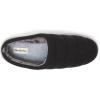 Dearfoams Men’s Andre Sport Lounge Clog(Black Solid)