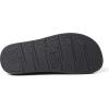 Dearfoams Men’s Max Quilted Nylon Slide Slipper(Black)