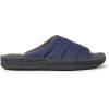 Dearfoams Men’s Max Quilted Nylon Slide Slipper(Navy Blazer)
