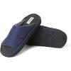 Dearfoams Men’s Max Quilted Nylon Slide Slipper(Navy Blazer)
