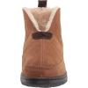 Dearfoams Men’s Suede Boot Slipper(Chestnut)