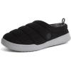Dearfoams Men’s Andre Sport Lounge Clog(Black Solid)