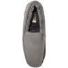 Dearfoams Dluxe Nelson Genuine Shearling Moccasin Slippers Gray (us_footwear_size_system, adult, men, numeric, medium, numeric_11)