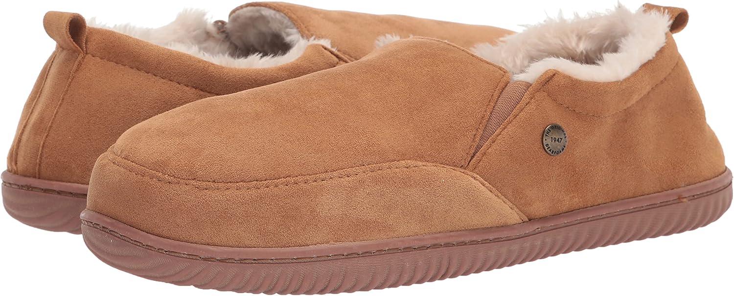 imageDearfoams Mens Alpine Zurich Closed Back SlipperWhiskey