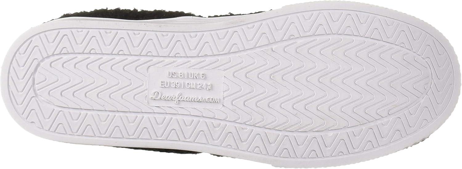 imageDearfoams Womens Micro Curly Pile Clog SlipperBlack