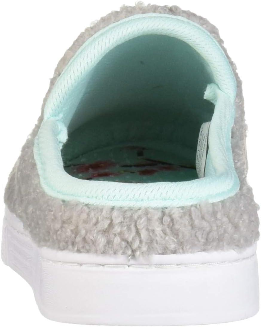 imageDearfoams Womens Micro Curly Pile Clog SlipperSleet