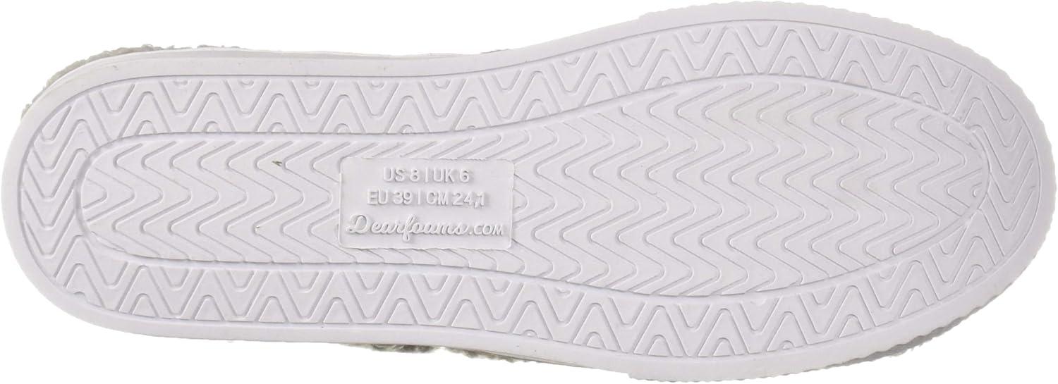 imageDearfoams Womens Micro Curly Pile Clog SlipperSleet