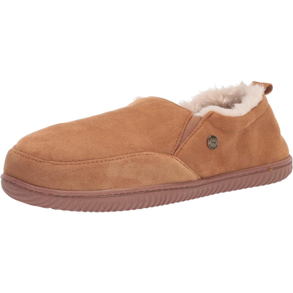 imageDearfoams Mens Alpine Zurich Closed Back SlipperWhiskey