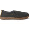 Dearfoams Men’s Alpine Zurich Closed Back Slipper(Black Heather)
