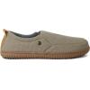 Dearfoams Men’s Alpine Zurich Closed Back Slipper(Fossil)
