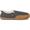 Dearfoams Men’s Alpine Zurich Closed Back Slipper(Grey Heather)