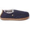 Dearfoams Men’s Alpine Zurich Closed Back Slipper(Navy Heather)