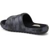 Dearfoams womens Gemini Wave Eva Slide(Black)