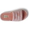 Dearfoams womens Gemini Wave Eva Slide(Pink Bisque)