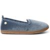 Dearfoams Women’s Rachel Shiny Velour Closed Back Slipper(Flintstone)