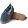 Dearfoams Women’s Rachel Shiny Velour Closed Back Slipper(Flintstone)
