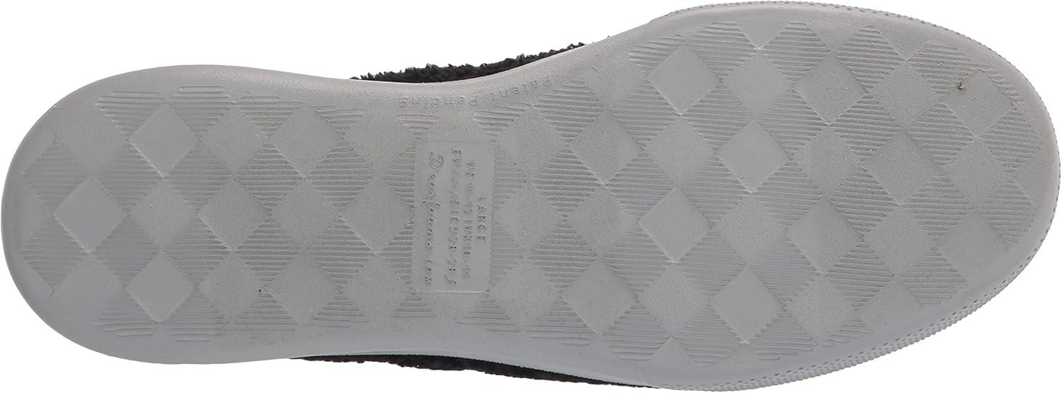 imageDearfoams Mens Tatum Teddy Sport Lounge Clog SlipperBlack