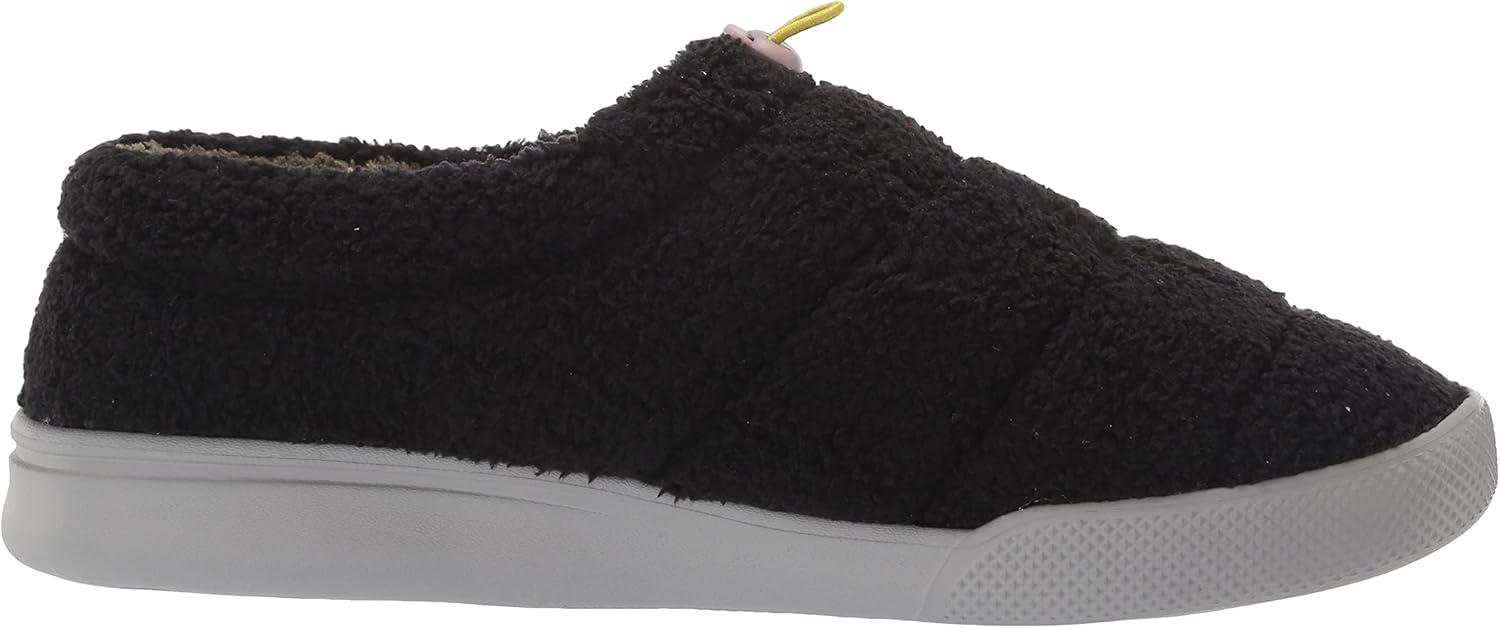 imageDearfoams Mens Tatum Teddy Sport Lounge Clog SlipperBlack