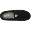 Dearfoams Men’s Tatum Teddy Sport Lounge Clog Slipper(Black)