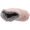 Dearfoams Unisex-Child Df Kids Toddlers Fluffy Pile Bootie Slipper(Dusty Pink)