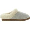 Dearfoams Womens Quilted Slip-On Slide Slippers Ivory 9-10 Medium (B,M)