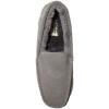 Dearfoams Dluxe Nelson Genuine Shearling Moccasin Slippers Gray (us_footwear_size_system, adult, men, numeric, medium, numeric_12)