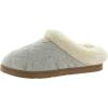 Dearfoams Womens Quilted Slip-On Slide Slippers Ivory 9-10 Medium (B,M)