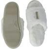 Dearfoams Women’s I Do Bridal Slide Slippers, Small (5-6), White