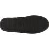 Dearfoams Men’s Microsuede Moc Whipstitch Mem Foam Slipper(Black)