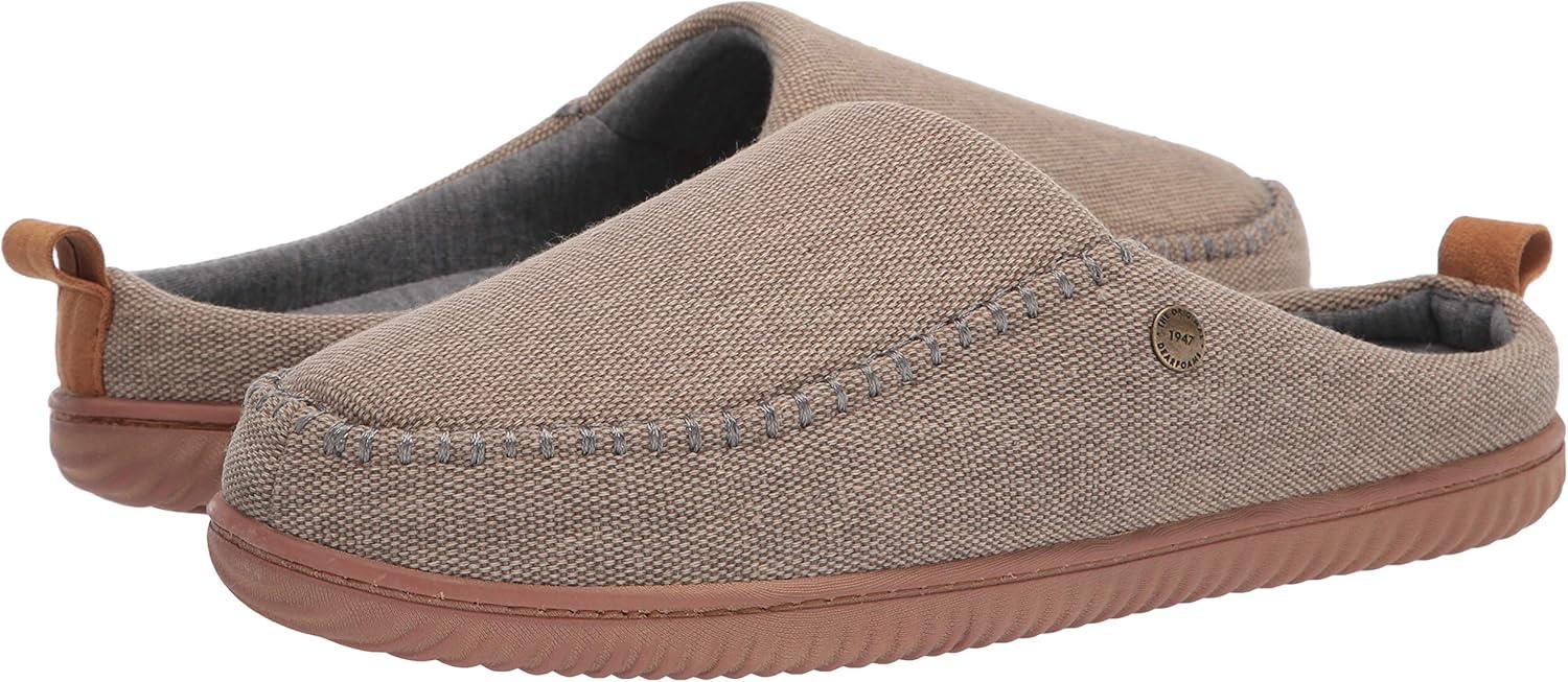 imageDearfoams Mens Alpine Bern Clog SlipperFossil