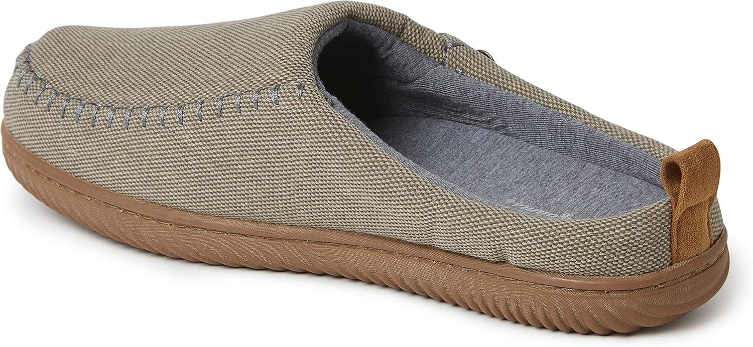 imageDearfoams Mens Alpine Bern Clog SlipperFossil