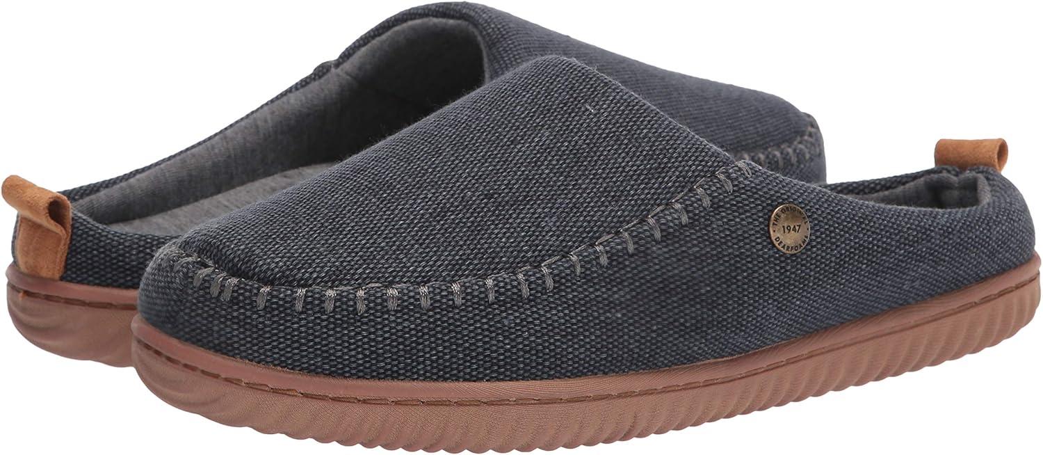 imageDearfoams Mens Alpine Bern Clog SlipperNavy
