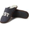Dearfoams Men’s Dad’s Scuff Slipper(Pavement)