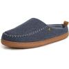 Dearfoams Men’s Alpine Bern Clog Slipper(Navy)