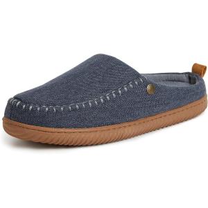 Dearfoams Men’s Alpine Bern Clog Slipper(Navy)